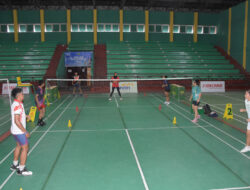 Jelang Pra POPNAS Zona V, Atlet Bulutangkis Sulteng Asah Teknik Bermain