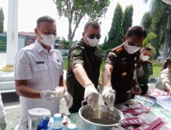 Hadiri Acara Pemusnahan Babuk Tindak Pidana, Rico Apresiasi Gerak Cepat Kejari Palu